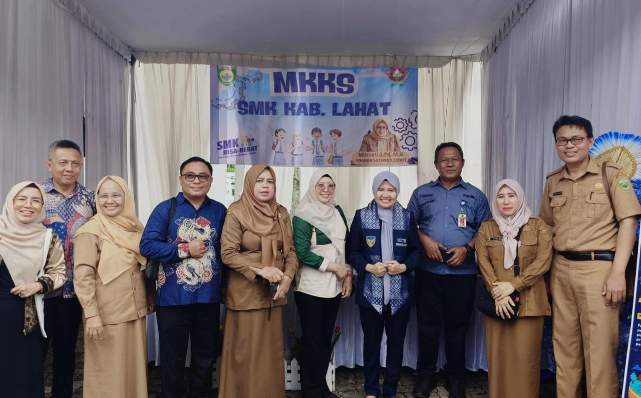 Pameran inovasi produk dan kreativitas siswa SMK SE- Sumatera Selatan tahun 2025 MKKS SMK Kab Lahat