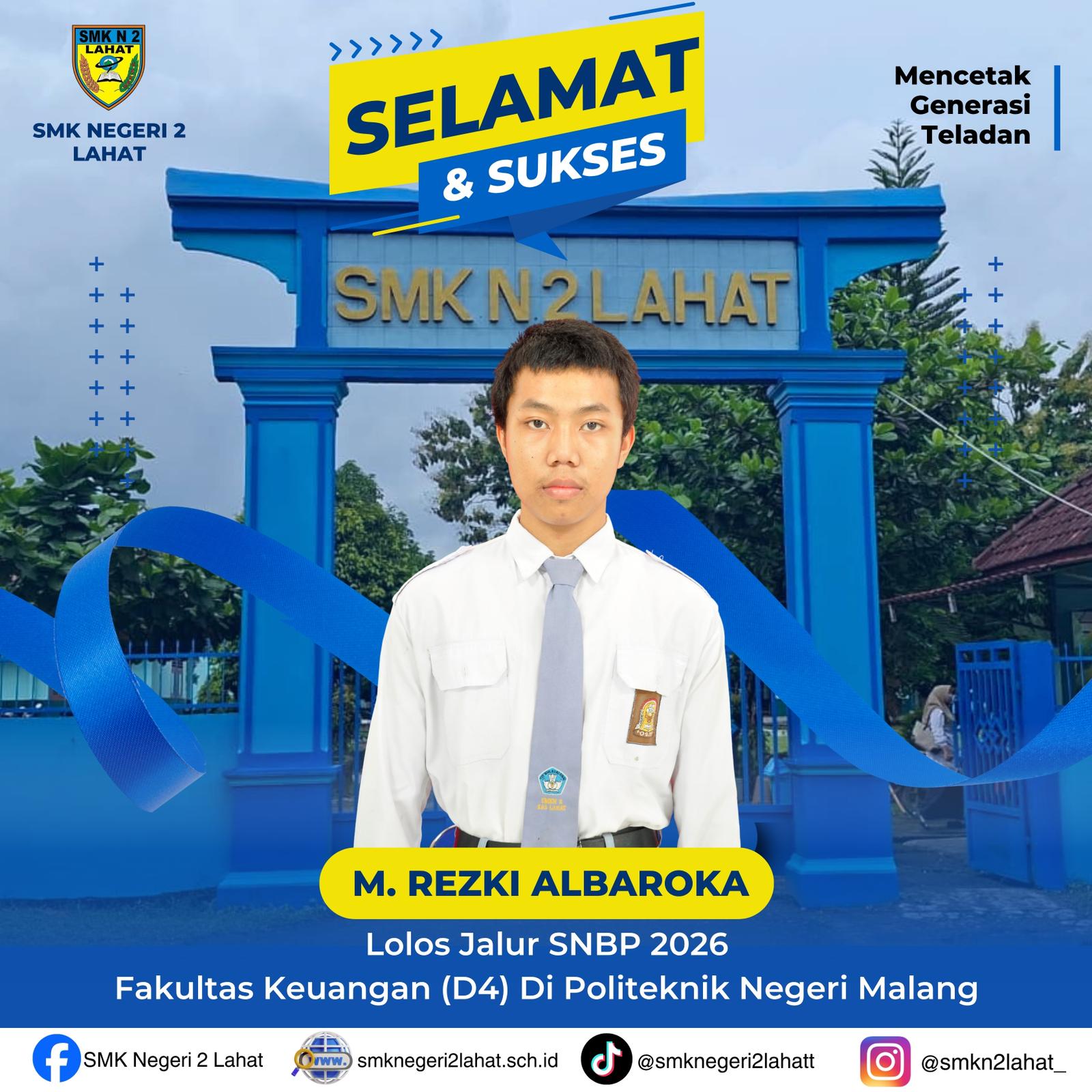 Gambar 3 - Selamat Sukses Untuk Siswa/Siswi SMK Negeri 2 Lahat Yang Lolos SNBP Tahun 2026 