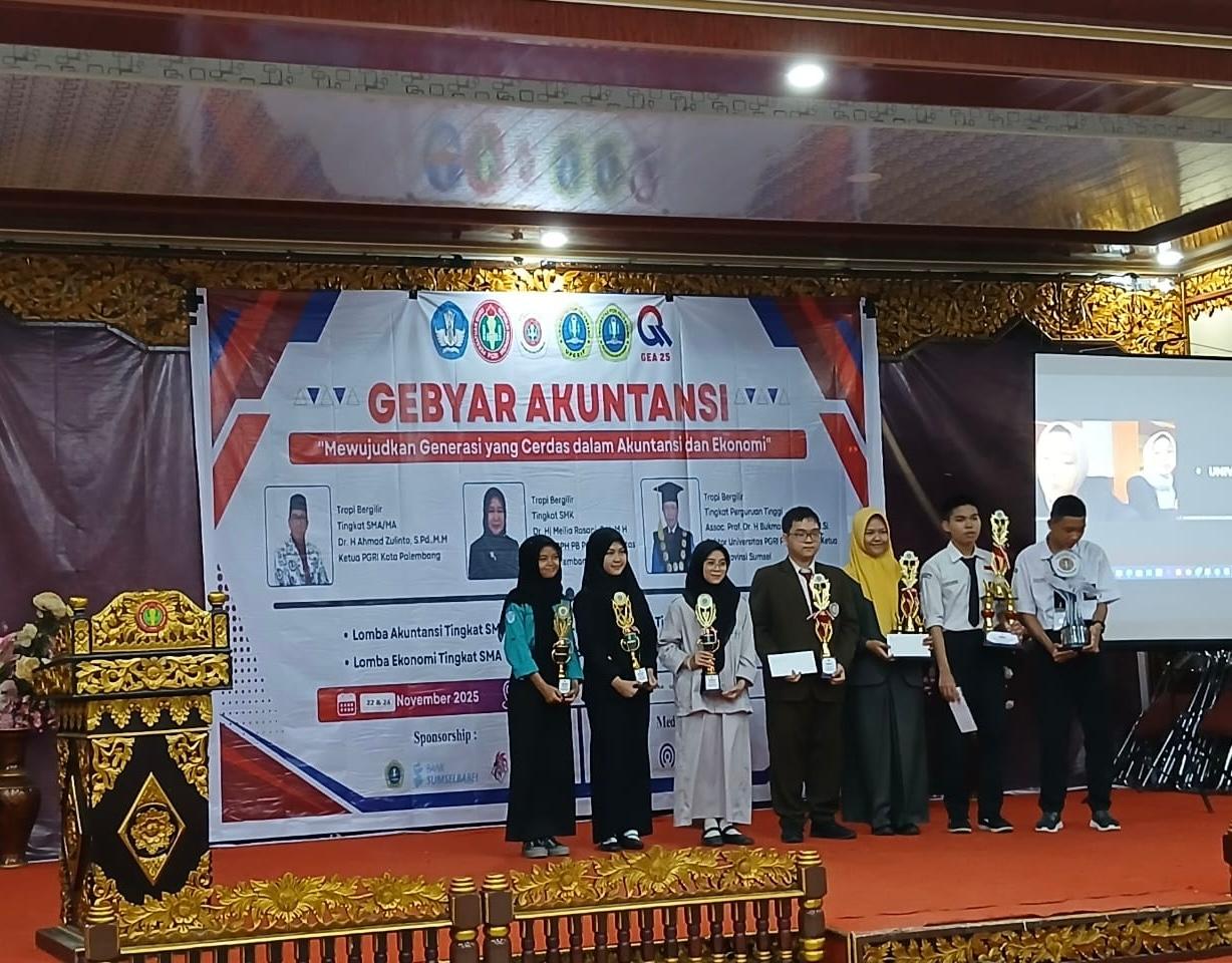 Gambar 3 - Kegiatan Lomba AKUNTANSI Tingkat SMK SE Provinsi Sumatera Selatan Yang diselenggarakan Oleh Universitas PGRI Palembang