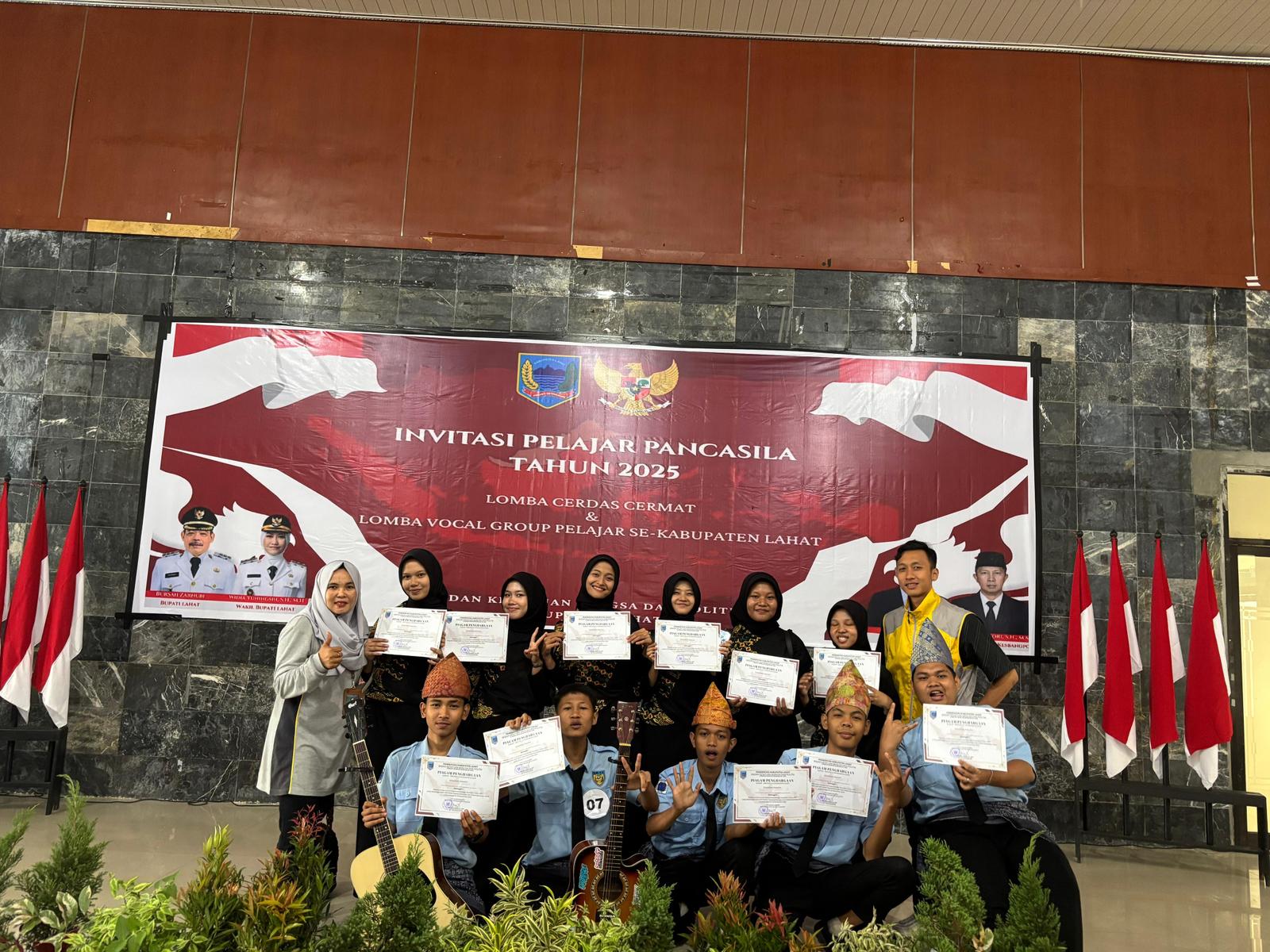 Kegiatan Lomba Invitas Pelajar Pancasila Tingkat SMA/SMK Yang diselenggarakan Oleh Kesbangpol Kabupaten Lahat